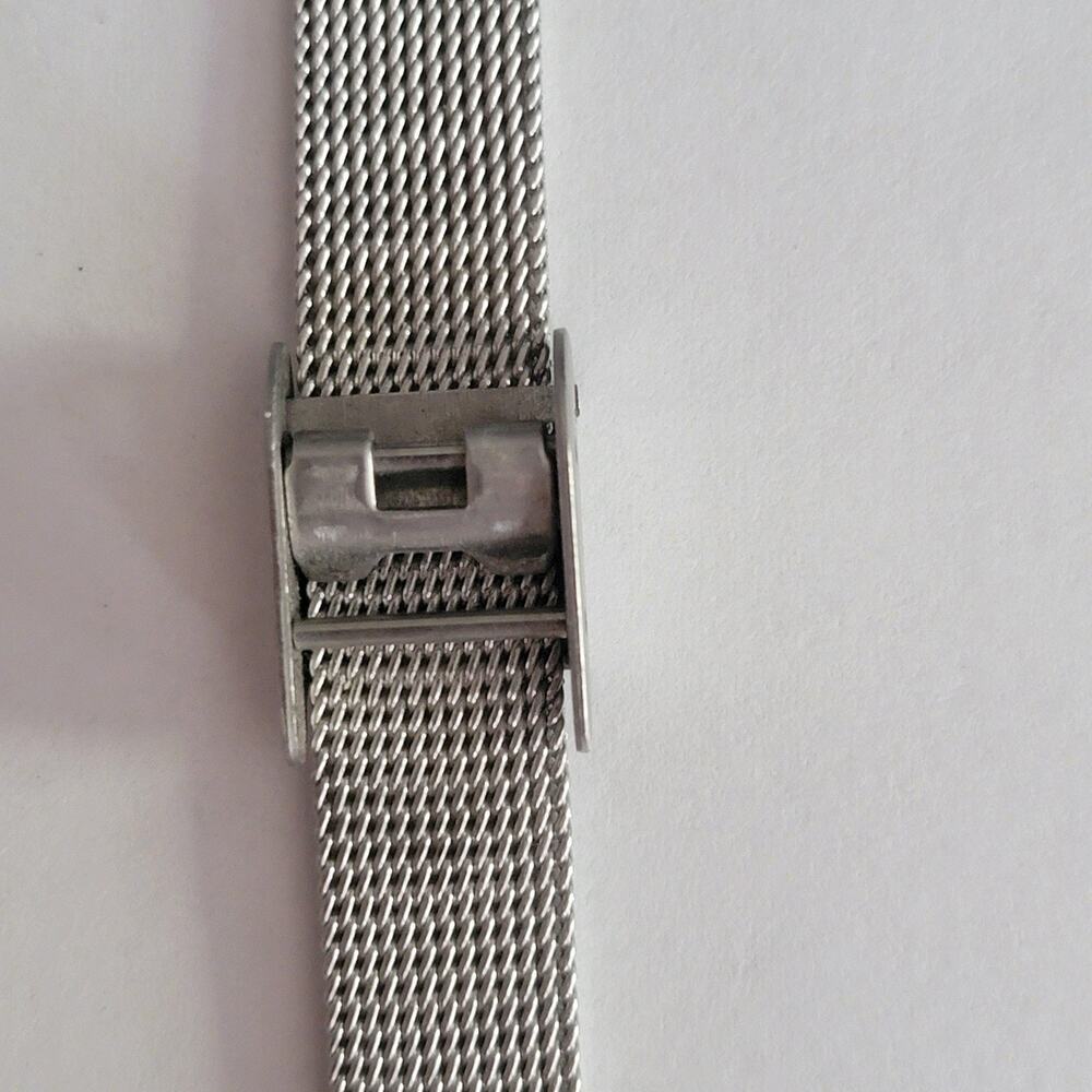 Rumours Womens Watch Black Dial Silver Tone Butterfly Case Mesh Bracelet - Picture 3 of 10